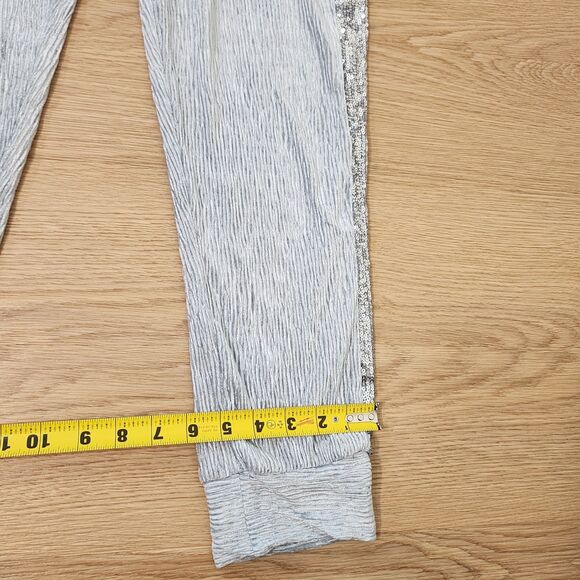 CABLE & GAUGE Sequin Pants Womens Large Trouser Pull-On Wide Leg Joggers NWT - Picture 8 of 9